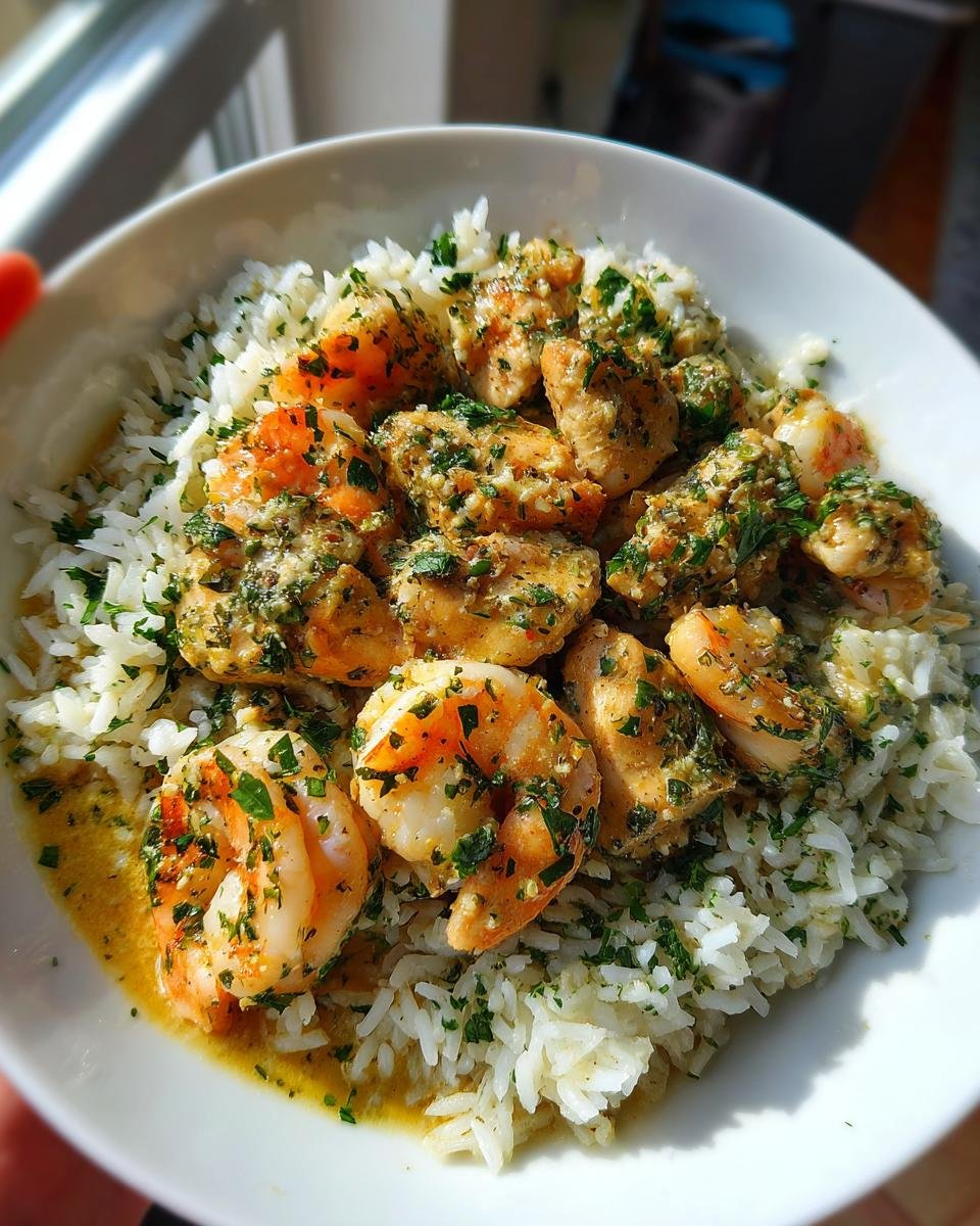 Chicken Scampi with Garlic Parmesan Rice - detail 7