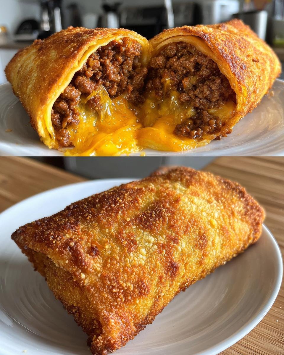 Crispy Beef & Cheese Chimichangas - detail 1