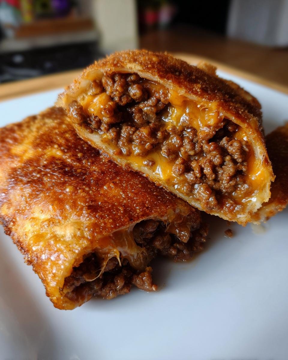 Crispy Beef & Cheese Chimichangas - detail 2