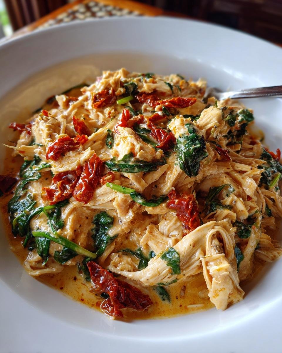 Crockpot Creamy Tuscan Chicken - detail 2