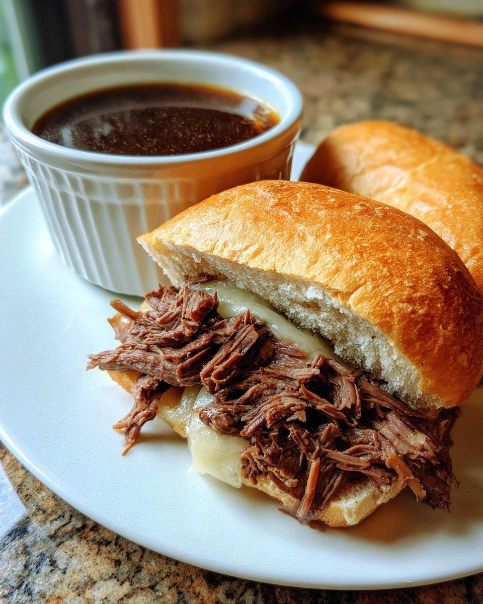 Crockpot French Dip Sandwiches - detail 3