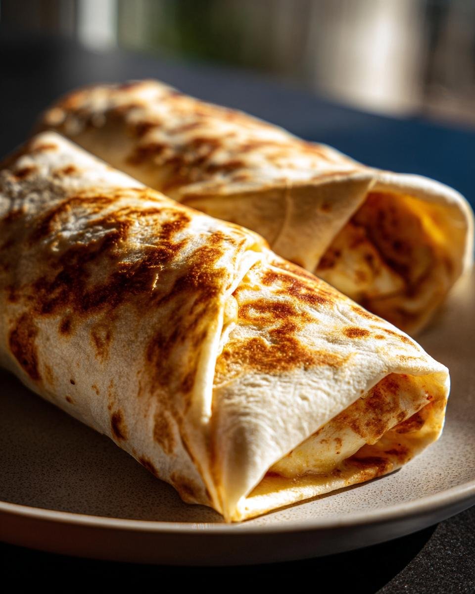 Easy Cheesy Garlic Chicken Wraps - detail 2