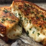 Garlic Bread Grilled Cheese