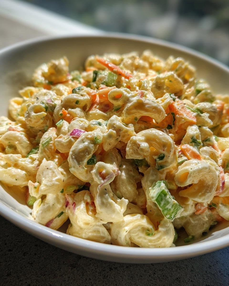 Hawaiian Style Macaroni Salad - detail 2