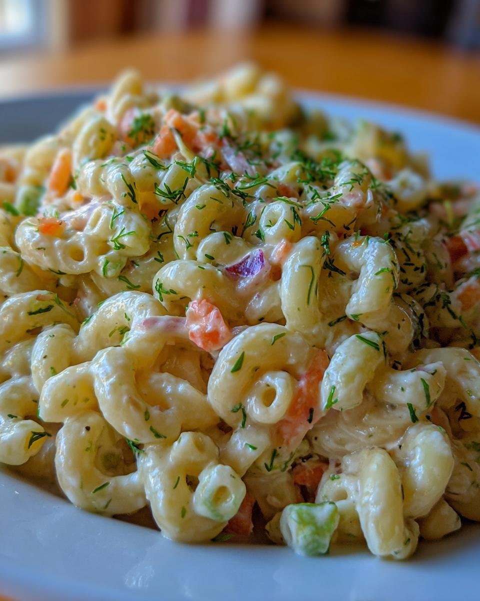 Hawaiian Style Macaroni Salad - detail 3