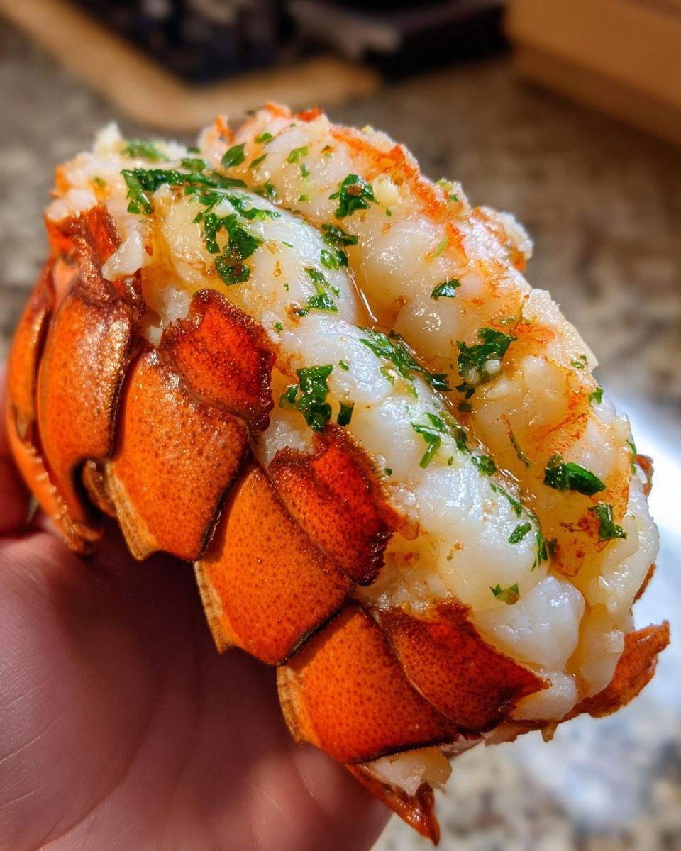 Lobster Tails with Garlic Butter - detail 1