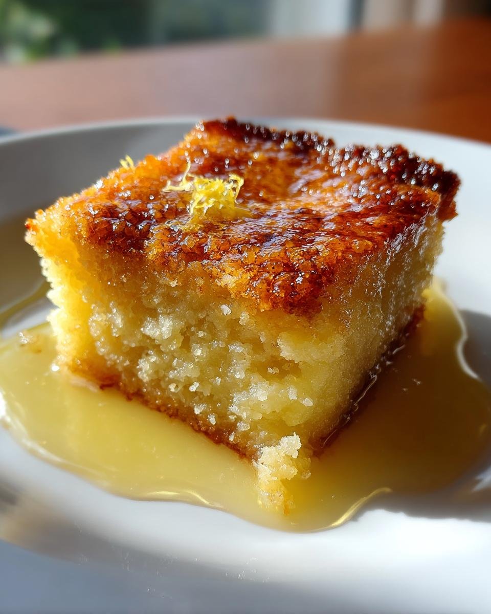 Magic Lemon Cobbler - detail 1