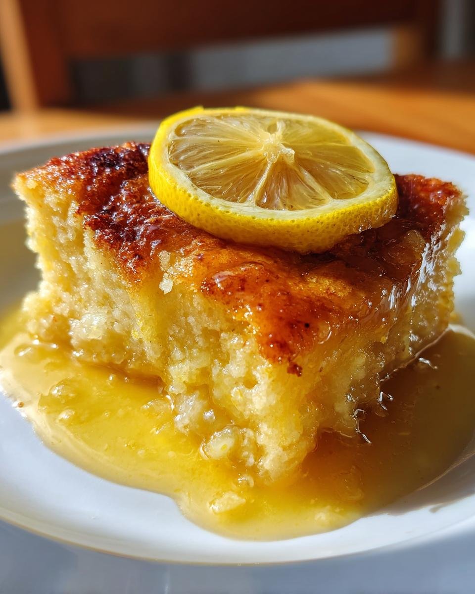 Magic Lemon Cobbler - detail 2