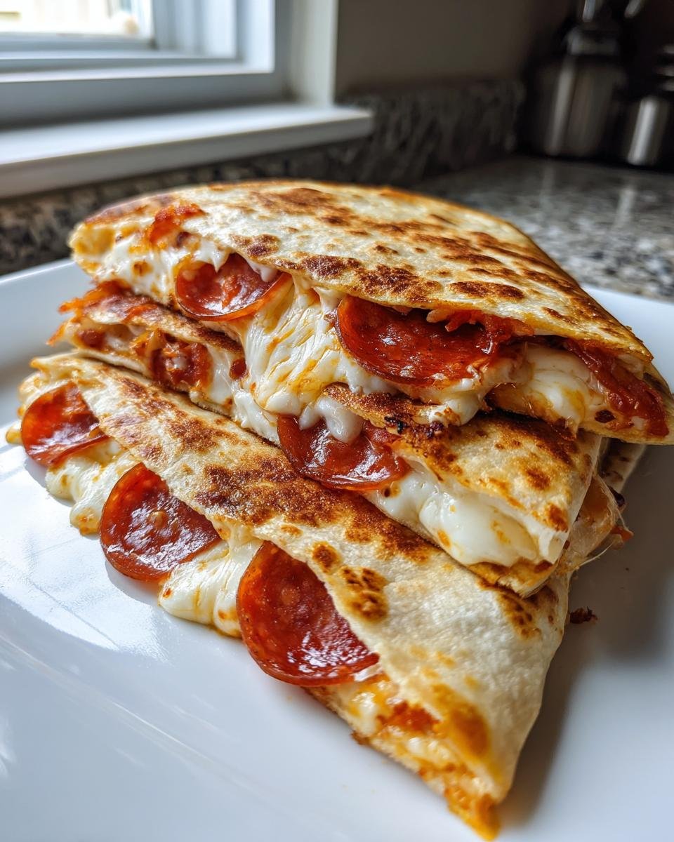 Pepperoni Pizza Quesadillas - detail 1