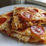 Pepperoni Pizza Quesadillas