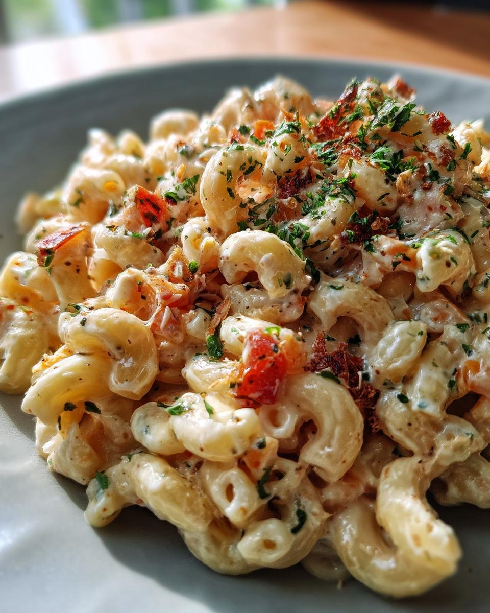 Smoky BBQ Macaroni Salad - detail 2