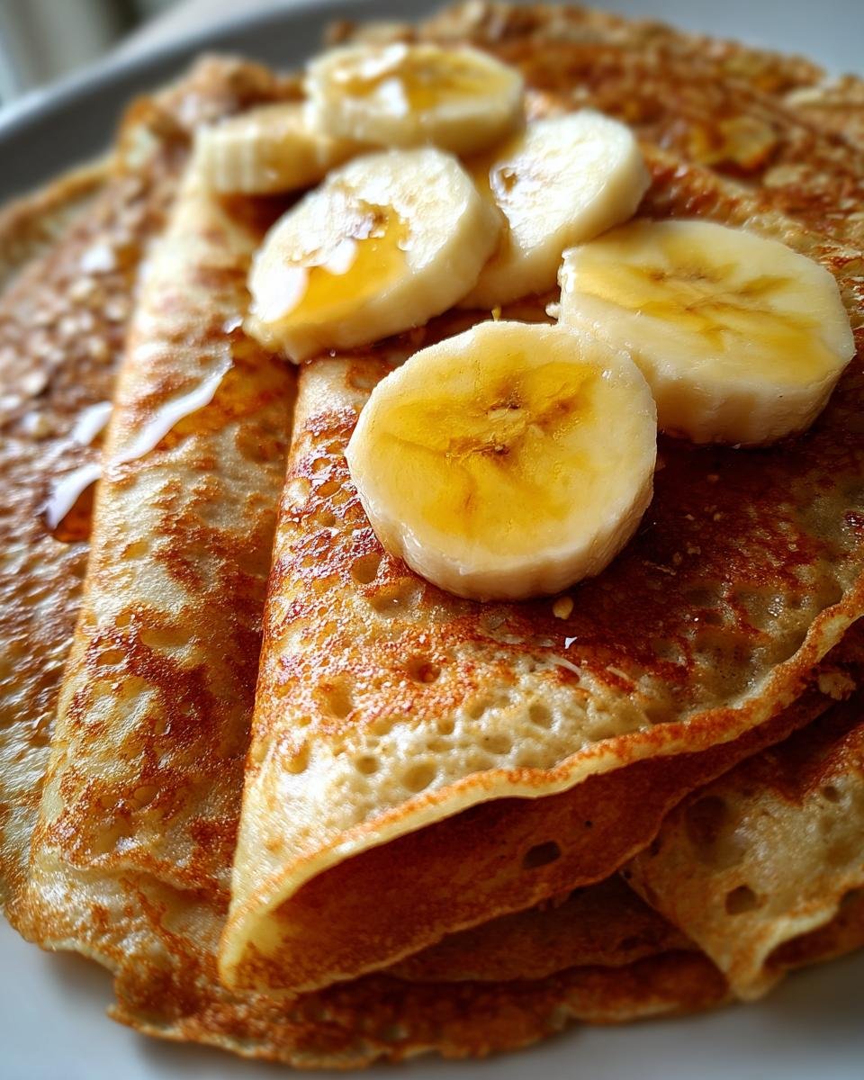 Banana Oat Crepes - detail 1