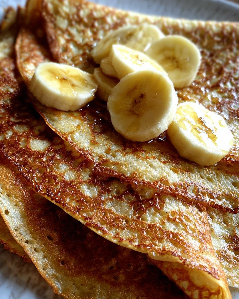 Banana Oat Crepes - detail 2
