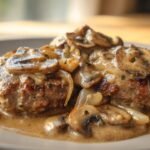 Bobby Flay's Salisbury Steak with Mushroom Gravy