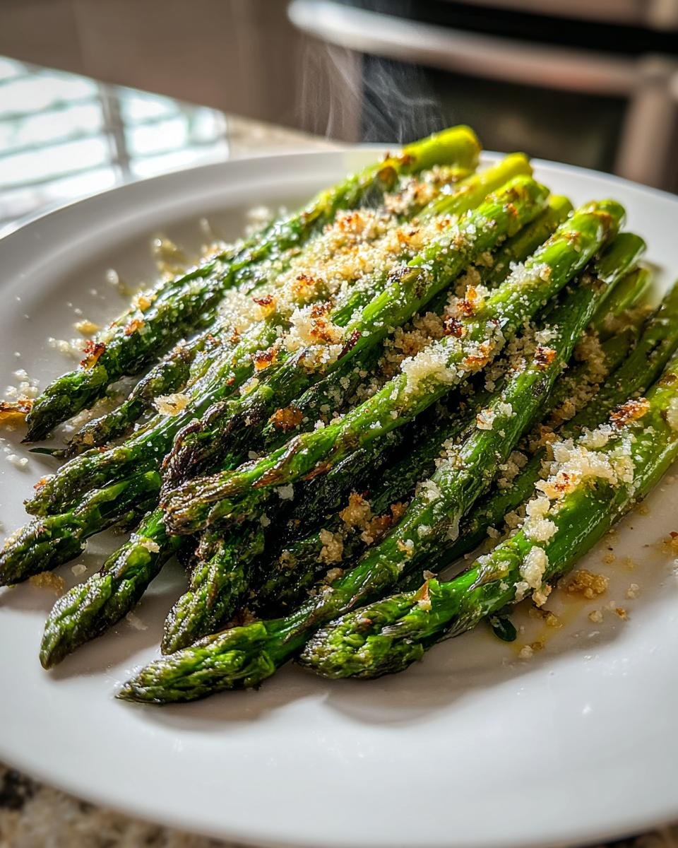 Cheesy Garlic Roasted Asparagus - detail 1