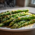 Cheesy Garlic Roasted Asparagus