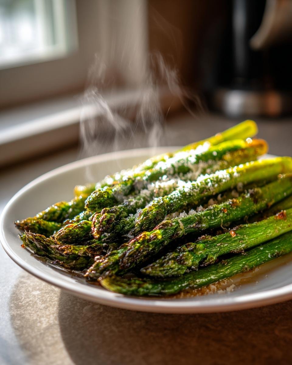 Cheesy Garlic Roasted Asparagus - detail 2