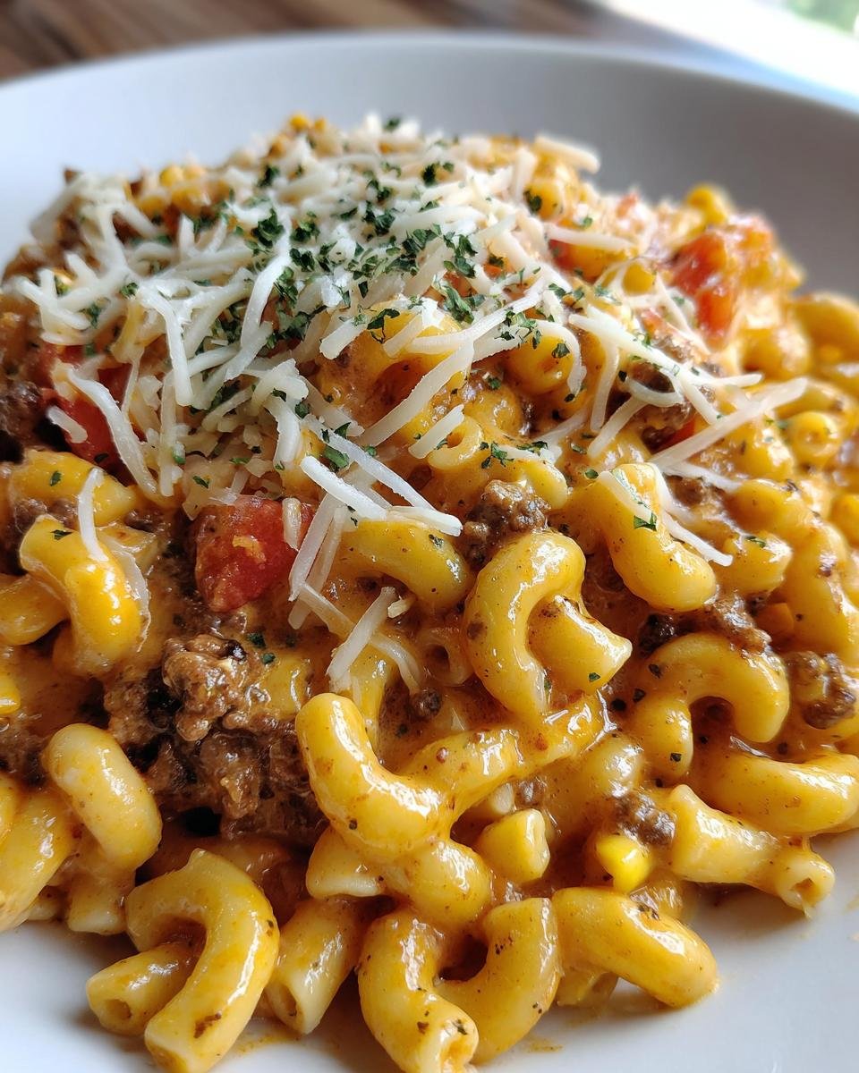 Cheesy Queso Taco Pasta - detail 1