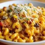 Cheesy Queso Taco Pasta