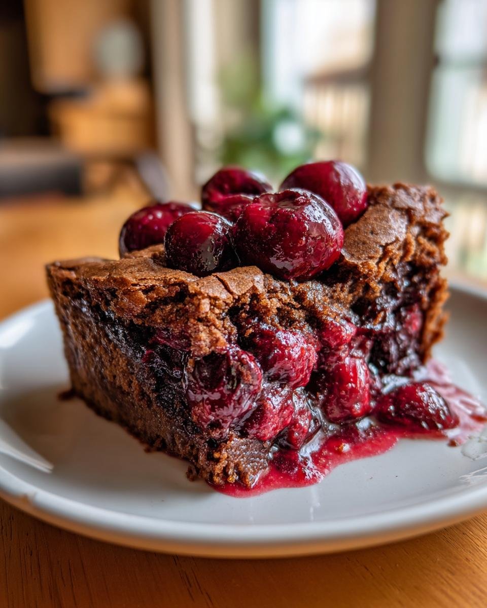 Chocolate Cherry Dump Cake - detail 2