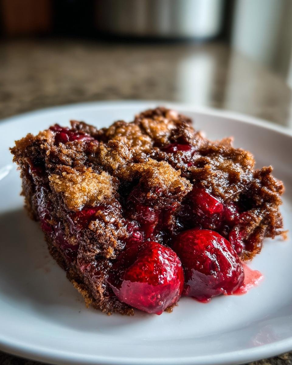 Chocolate Cherry Dump Cake - detail 4