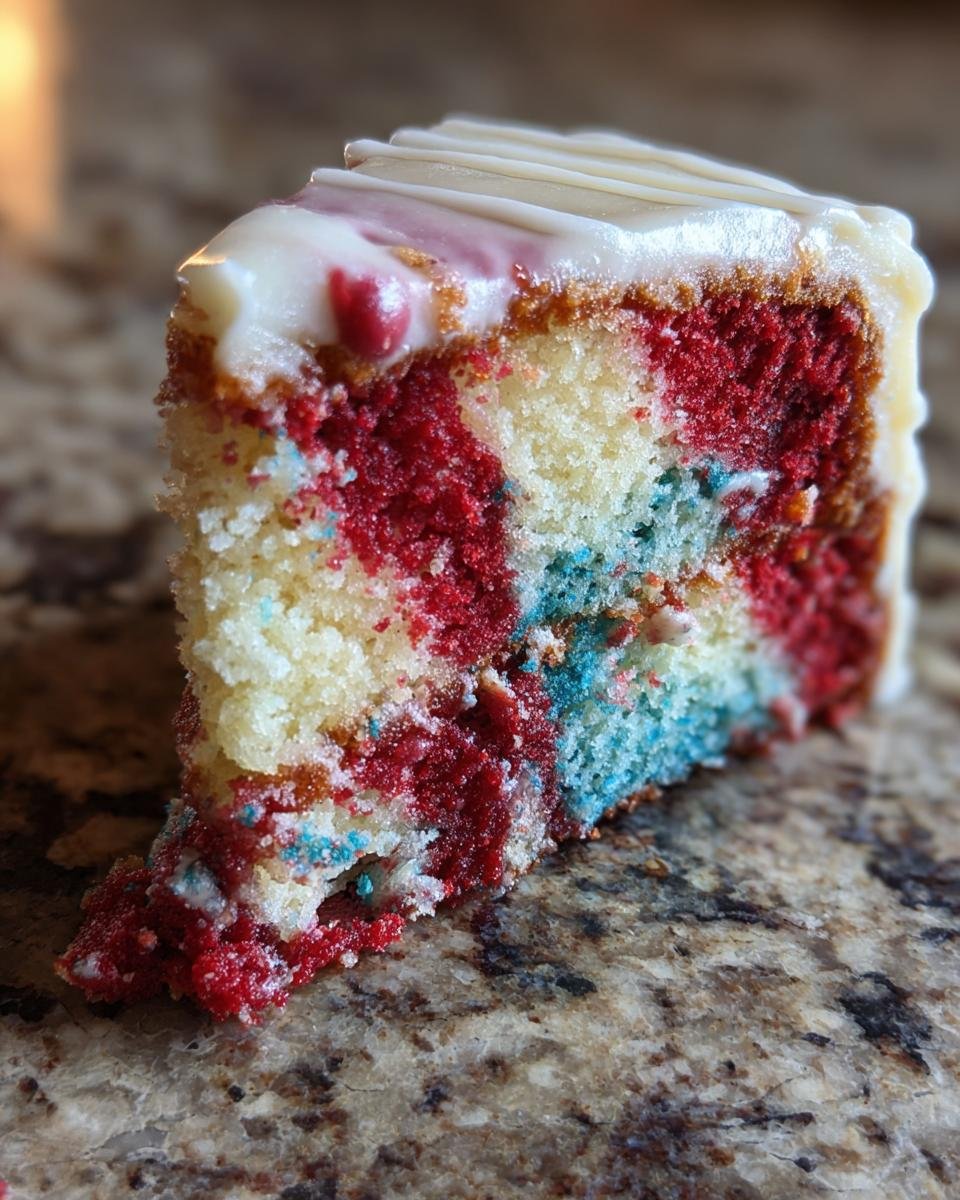 Easy Firecracker Cake - detail 2