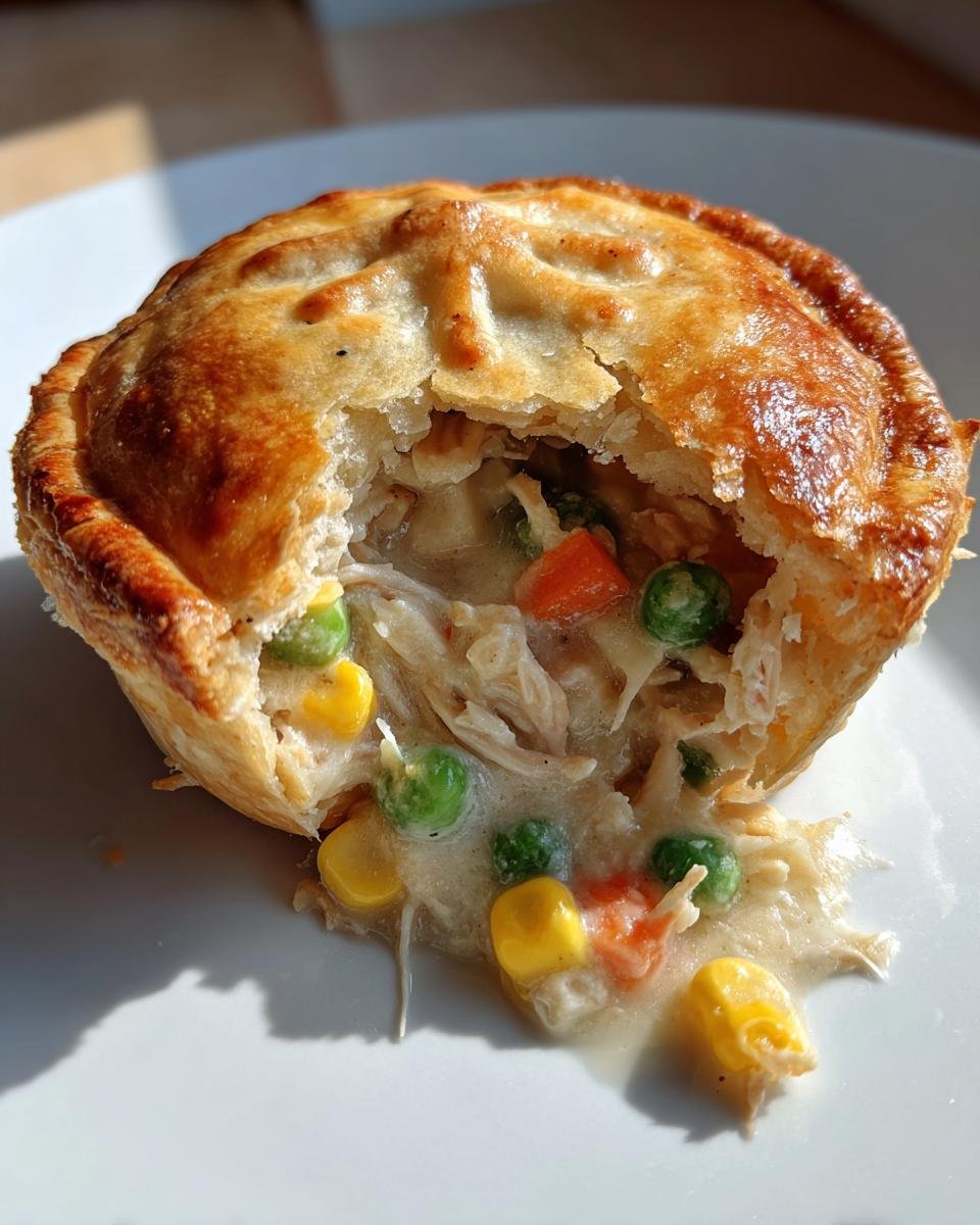 Easy Mini Chicken Pot Pies - detail 1