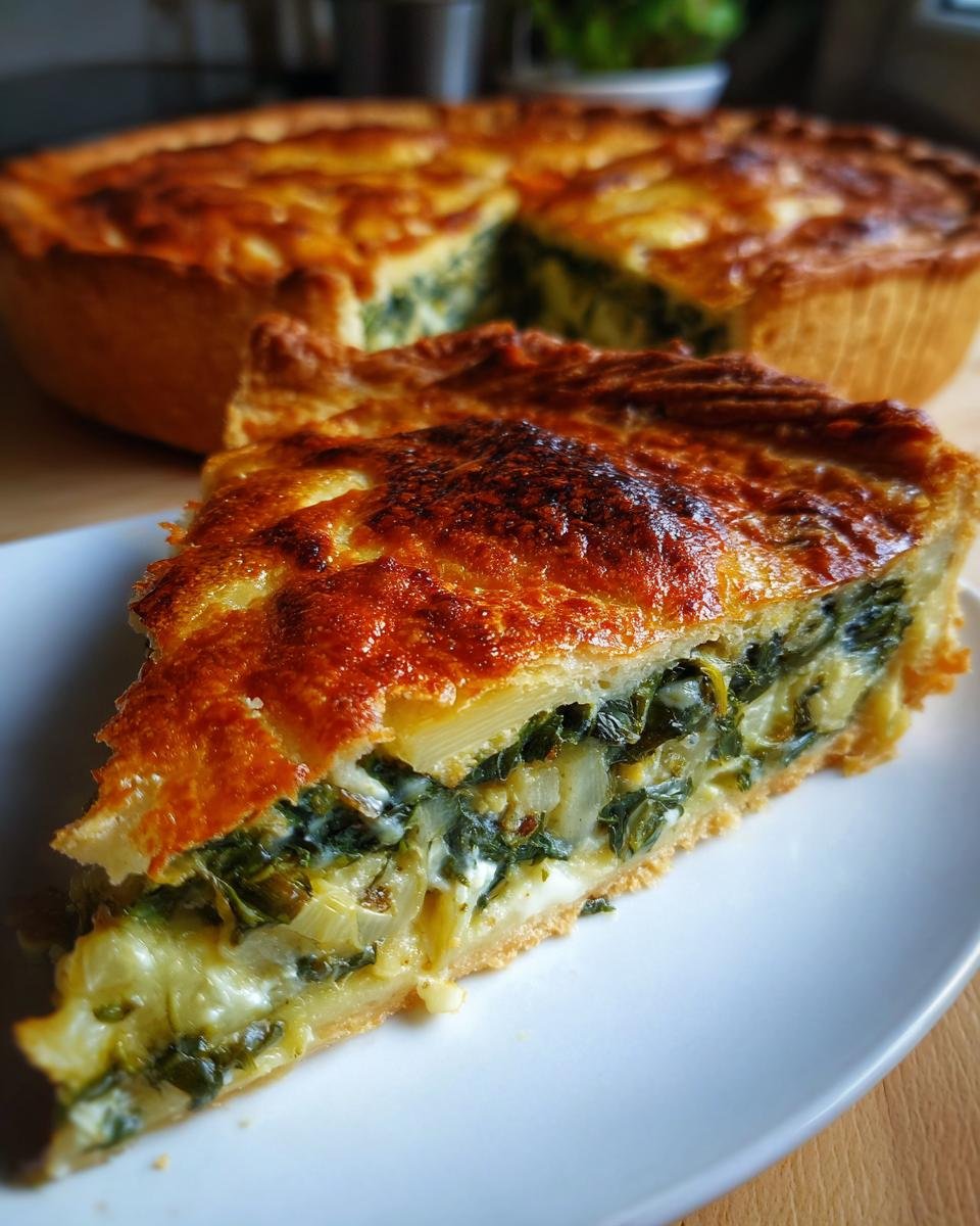 Easy and Delicious Swiss Chard Pie - detail 1