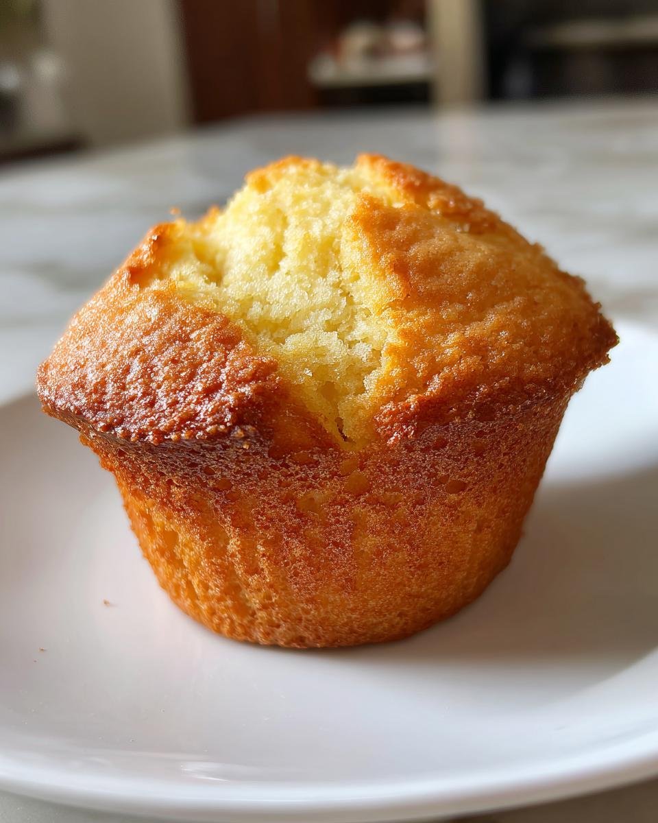 Fluffy Vanilla Muffins - detail 1