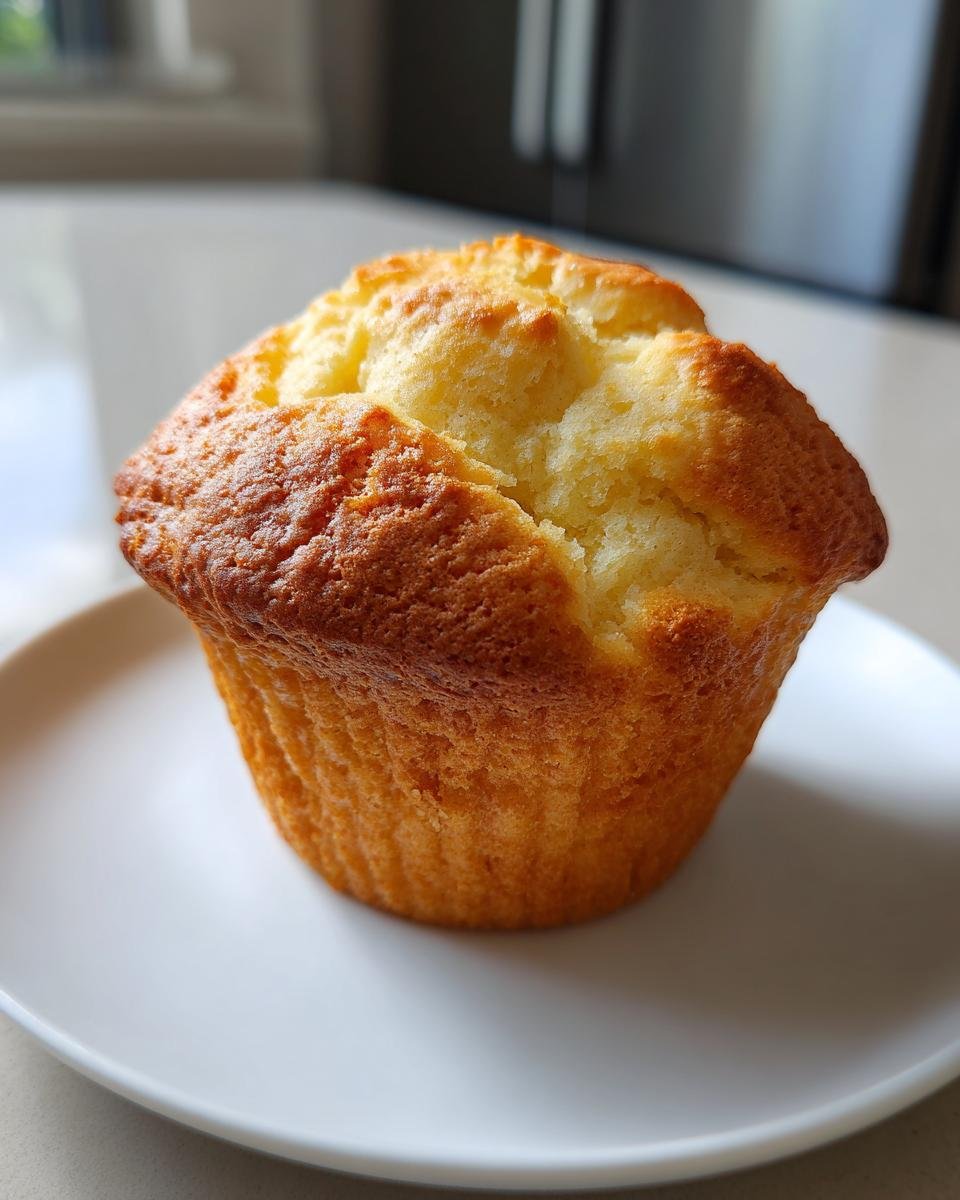 Fluffy Vanilla Muffins - detail 2