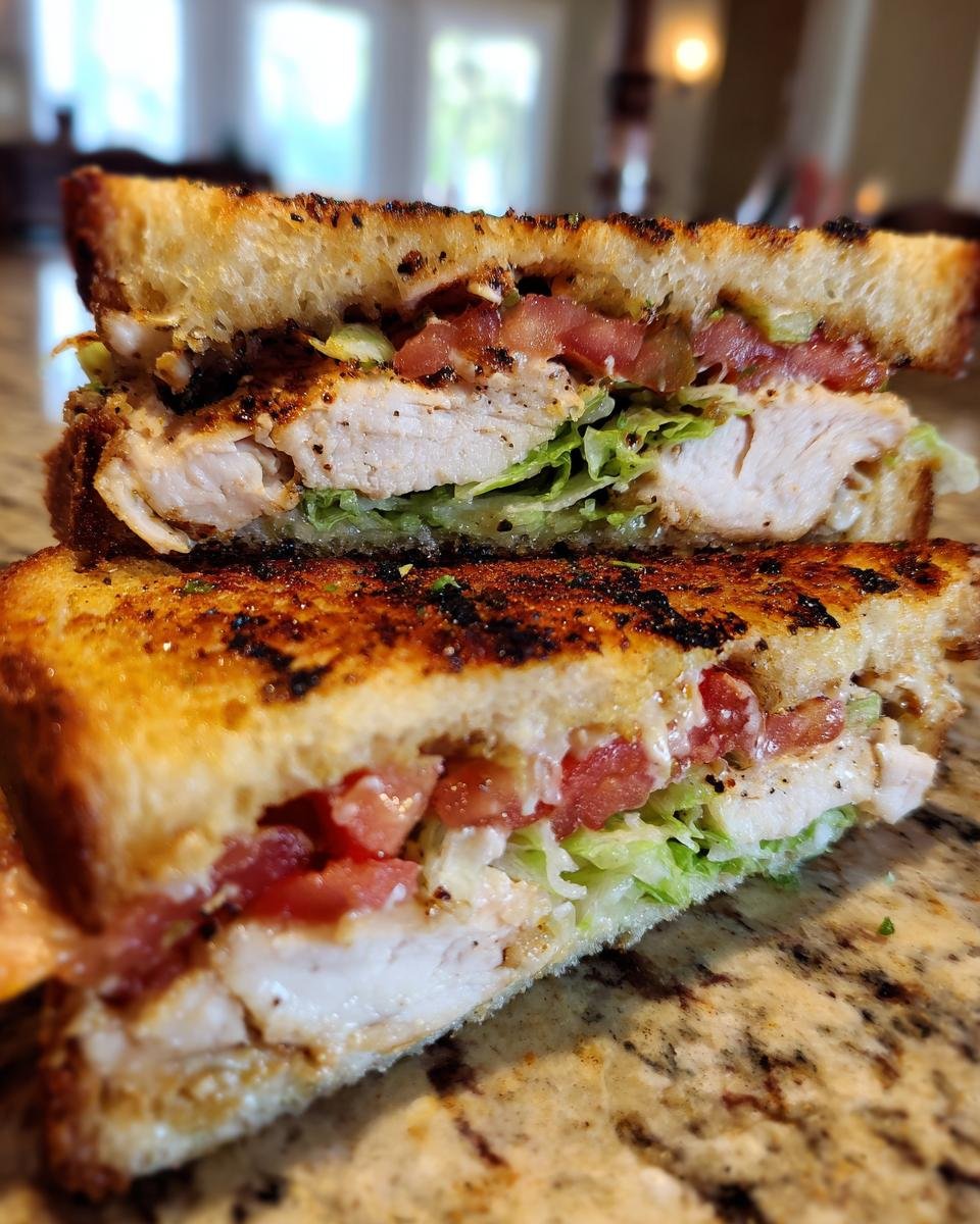 Garlic Butter Lettuce, Tomato & Grilled Chicken Sandwich - detail 2