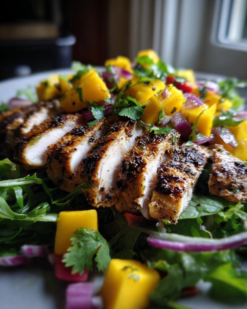 Grilled Chicken and Mango Salad - detail 1