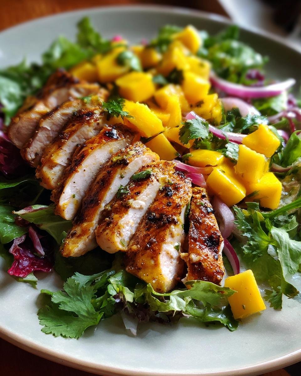 Grilled Chicken and Mango Salad - detail 2