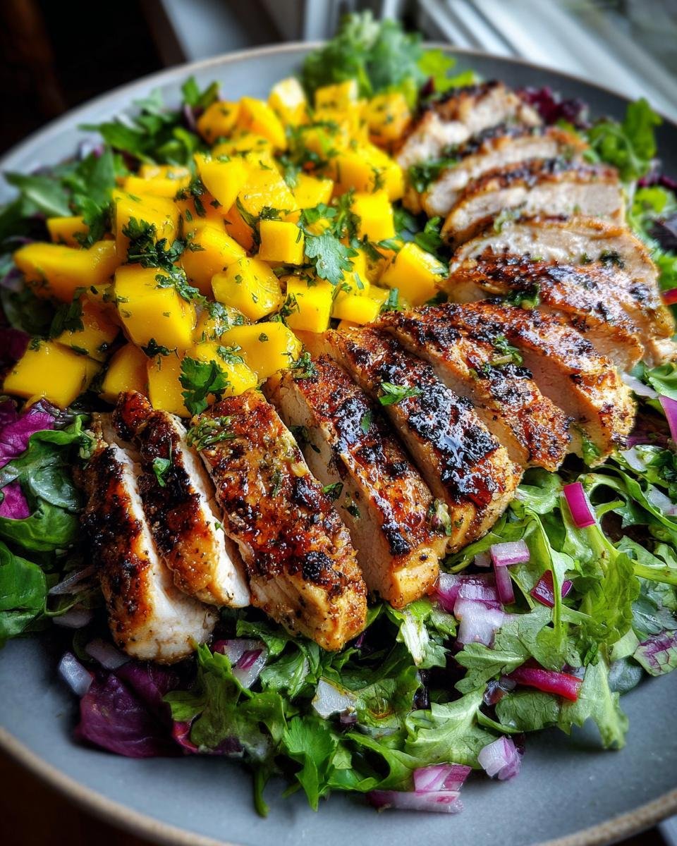 Grilled Chicken and Mango Salad - detail 3