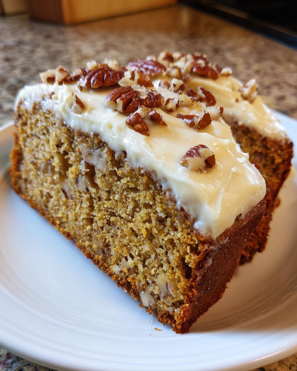 Hummingbird Bread with Heavenly Cinnamon Cream Cheese Frosting - detail 2