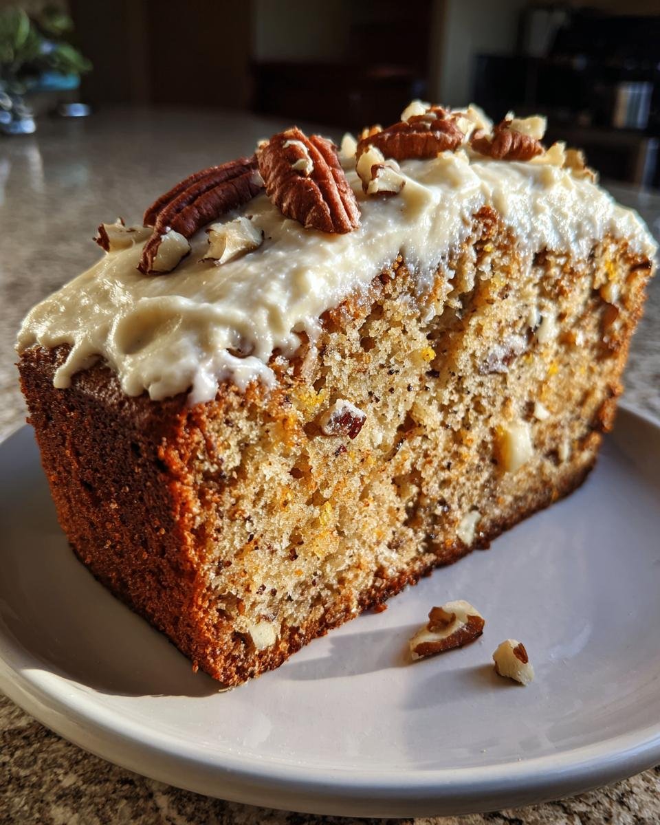 Hummingbird Bread with Heavenly Cinnamon Cream Cheese Frosting - detail 3