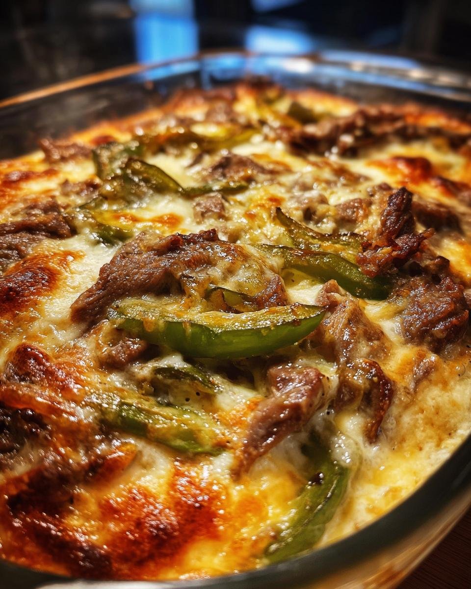 Keto Philly Cheesesteak Casserole - detail 2