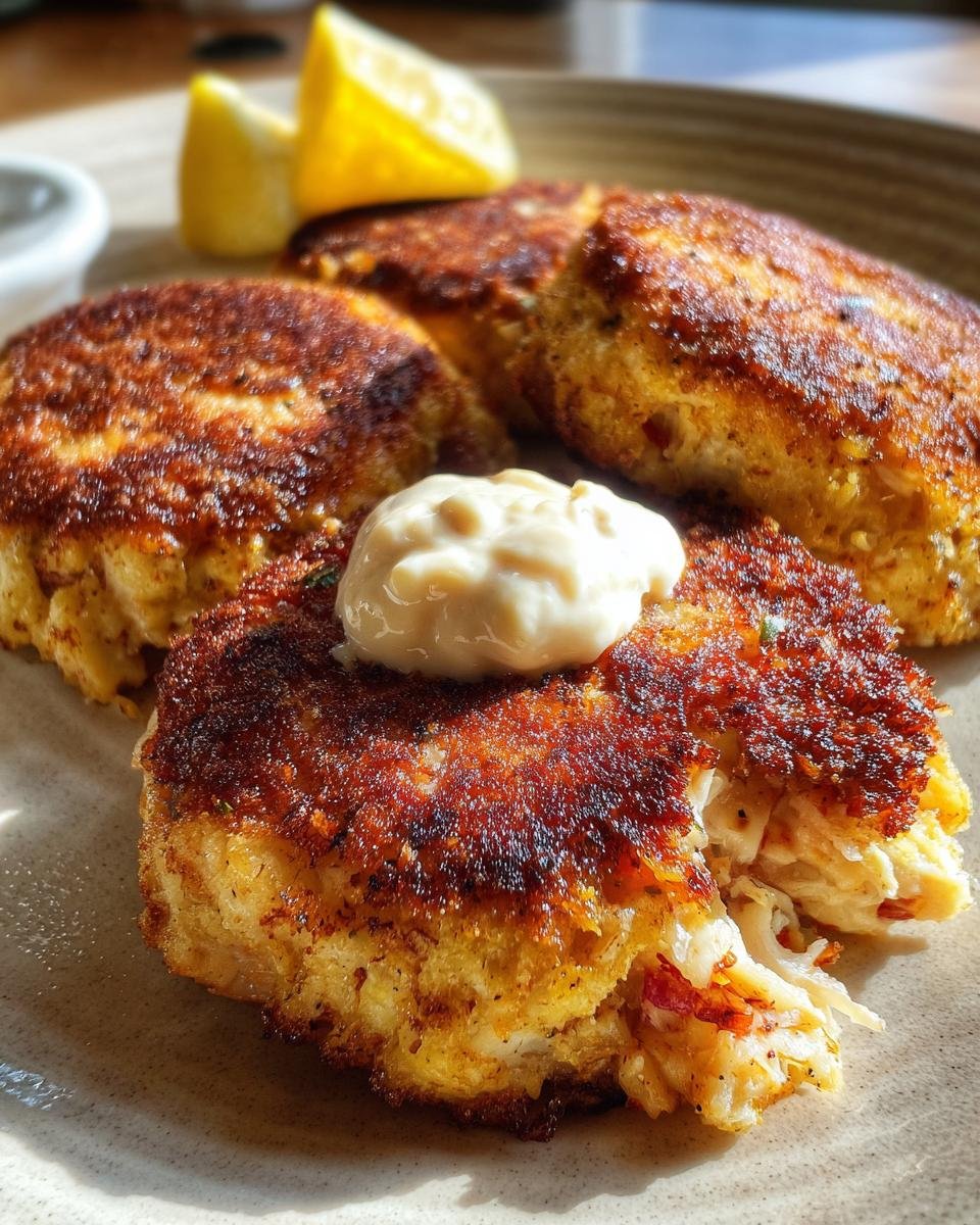 Maryland Crab Cakes with Quick Tartar Sauce - detail 1