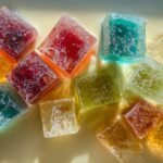 Mosaic Gelatin with Rompope