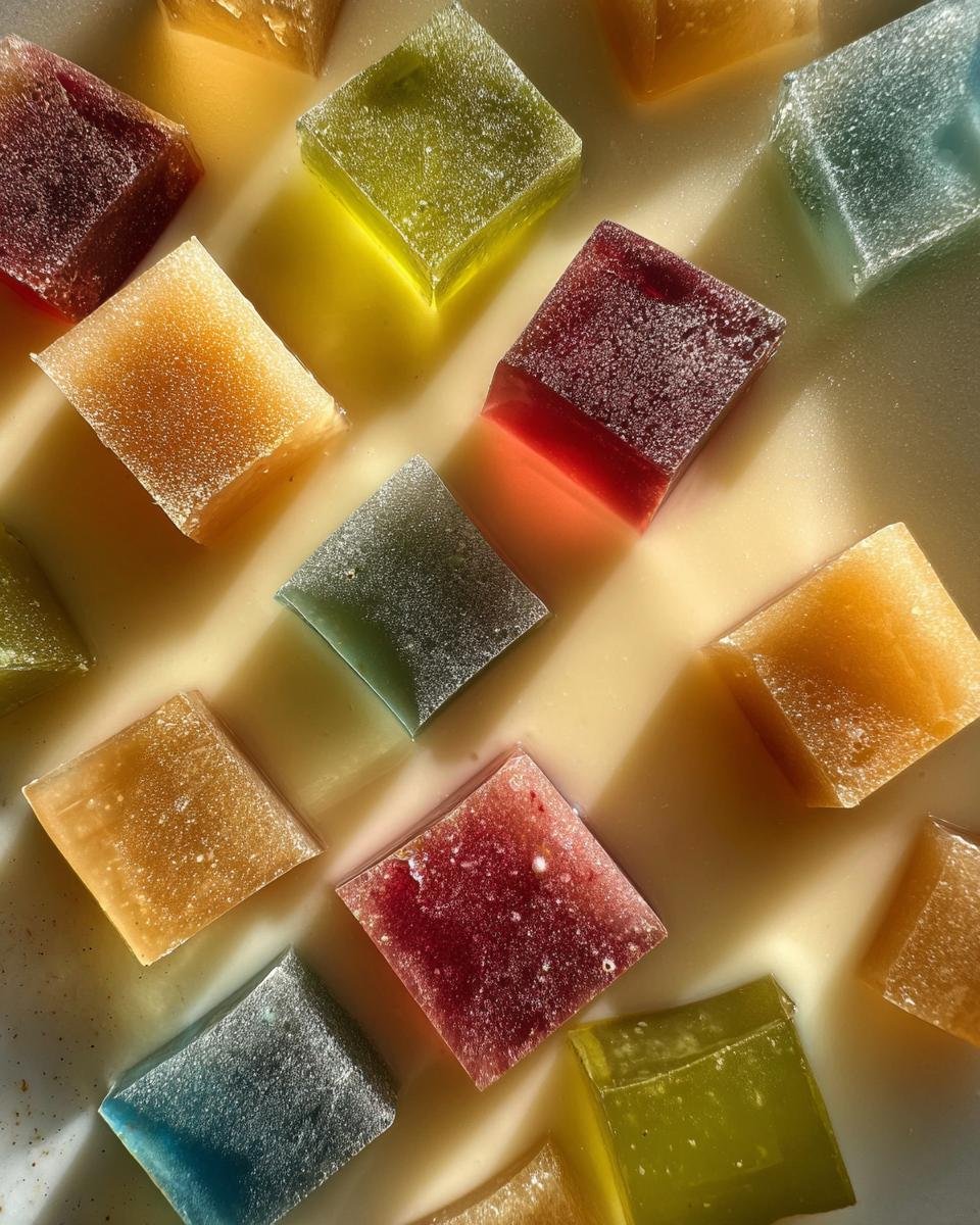 Mosaic Gelatin with Rompope - detail 2
