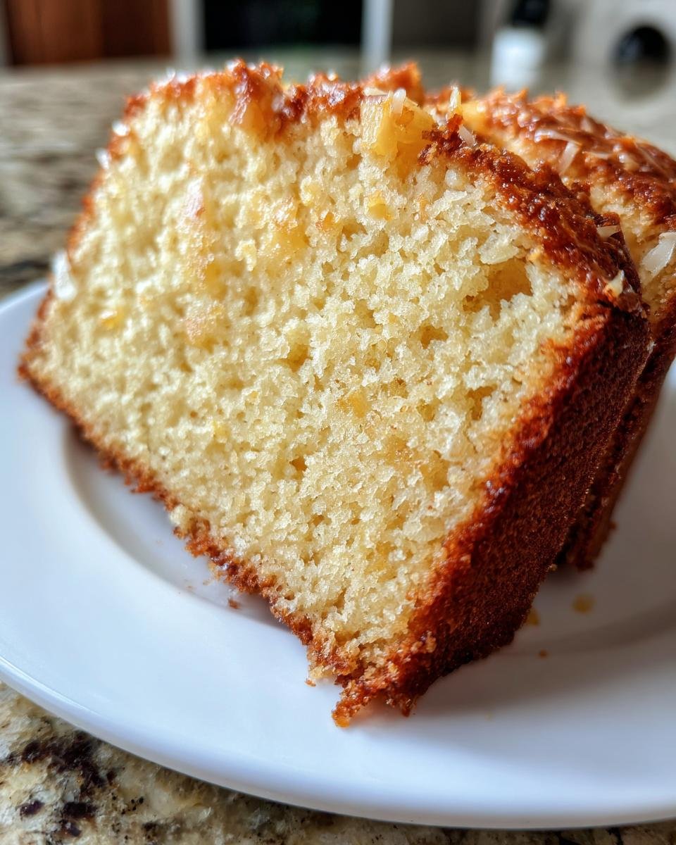 Pineapple Coconut Pound Cake - detail 3