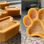 Pumpkin Yogurt Paw Popsicles for Dogs