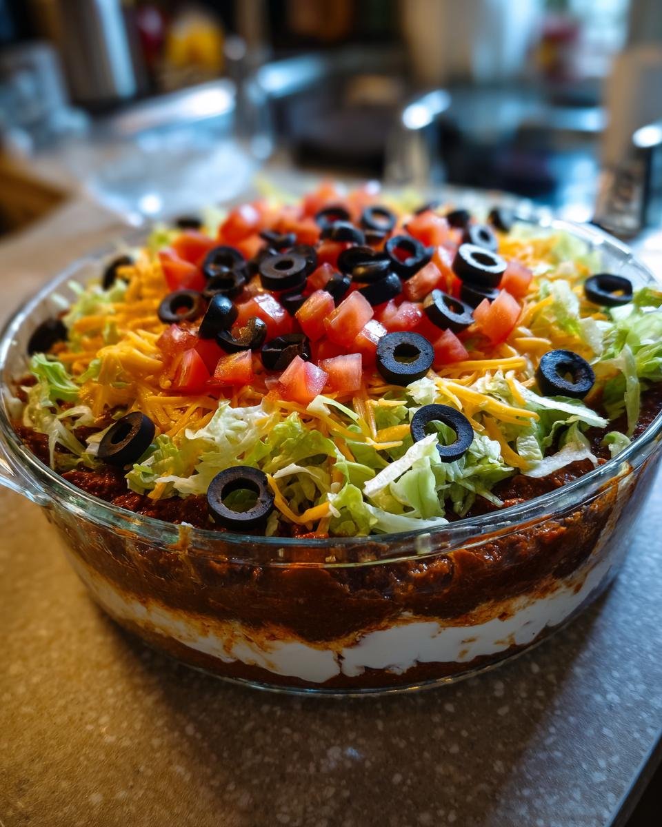 Seven-Layer Taco Dip - detail 2