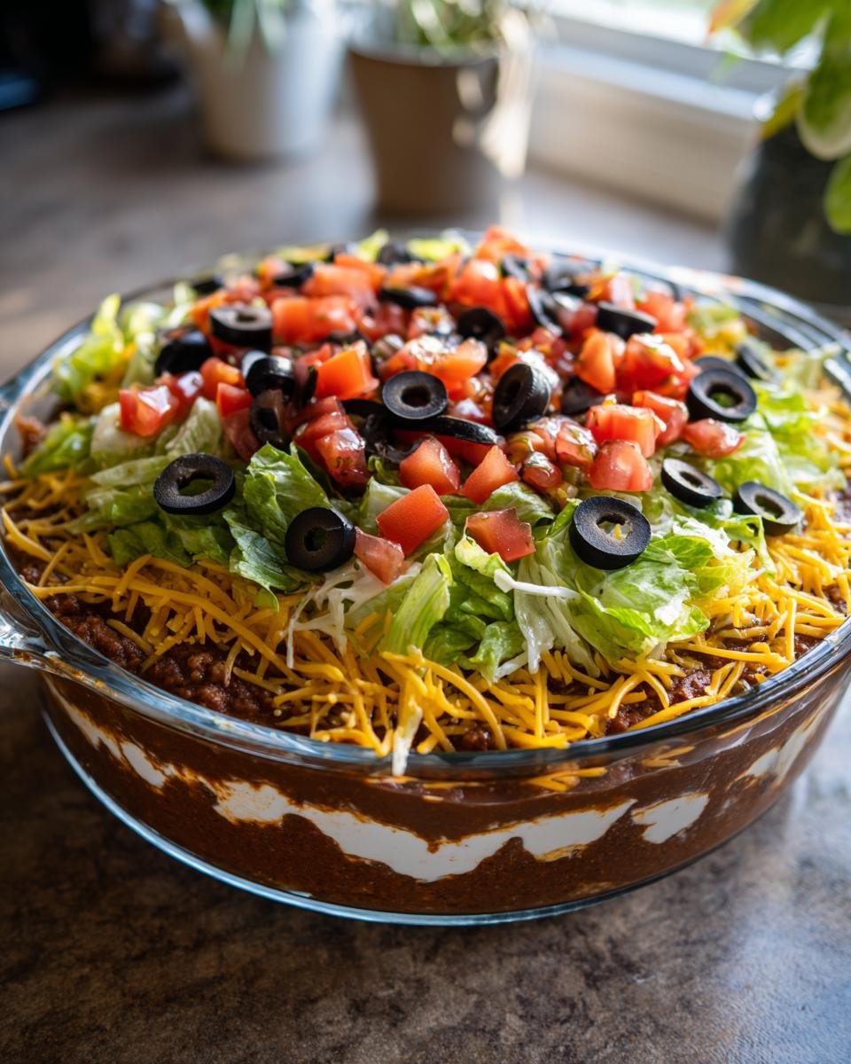 Seven-Layer Taco Dip - detail 3