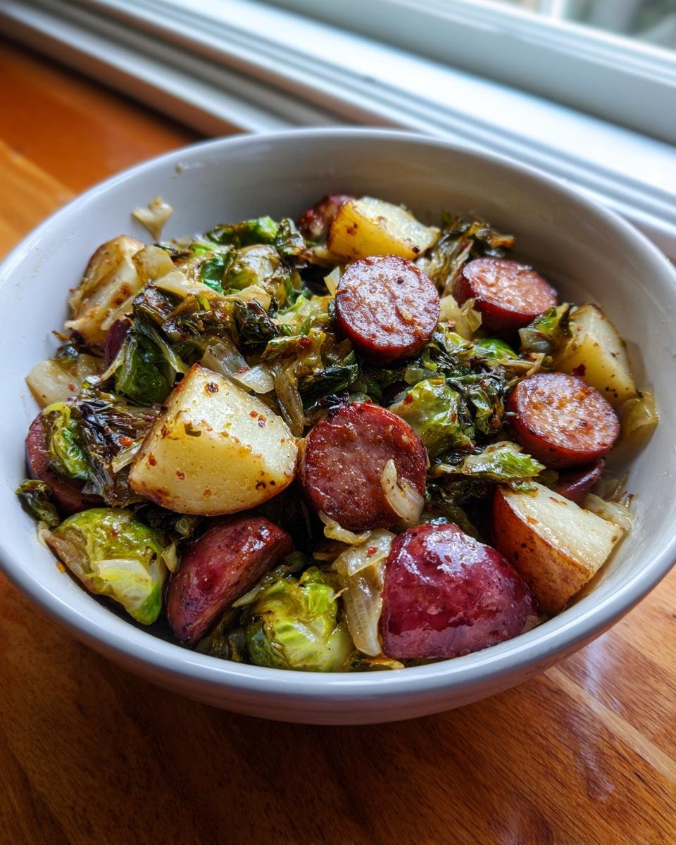 Slow Cooker Cabbage, Potatoes, and Smoked Sausage - detail 2