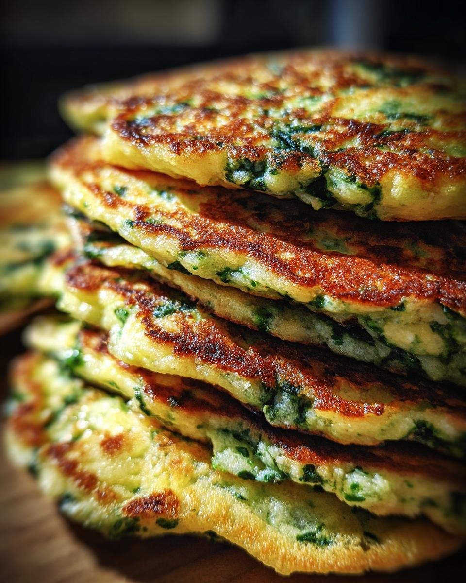 Spinach Hotcakes - detail 1