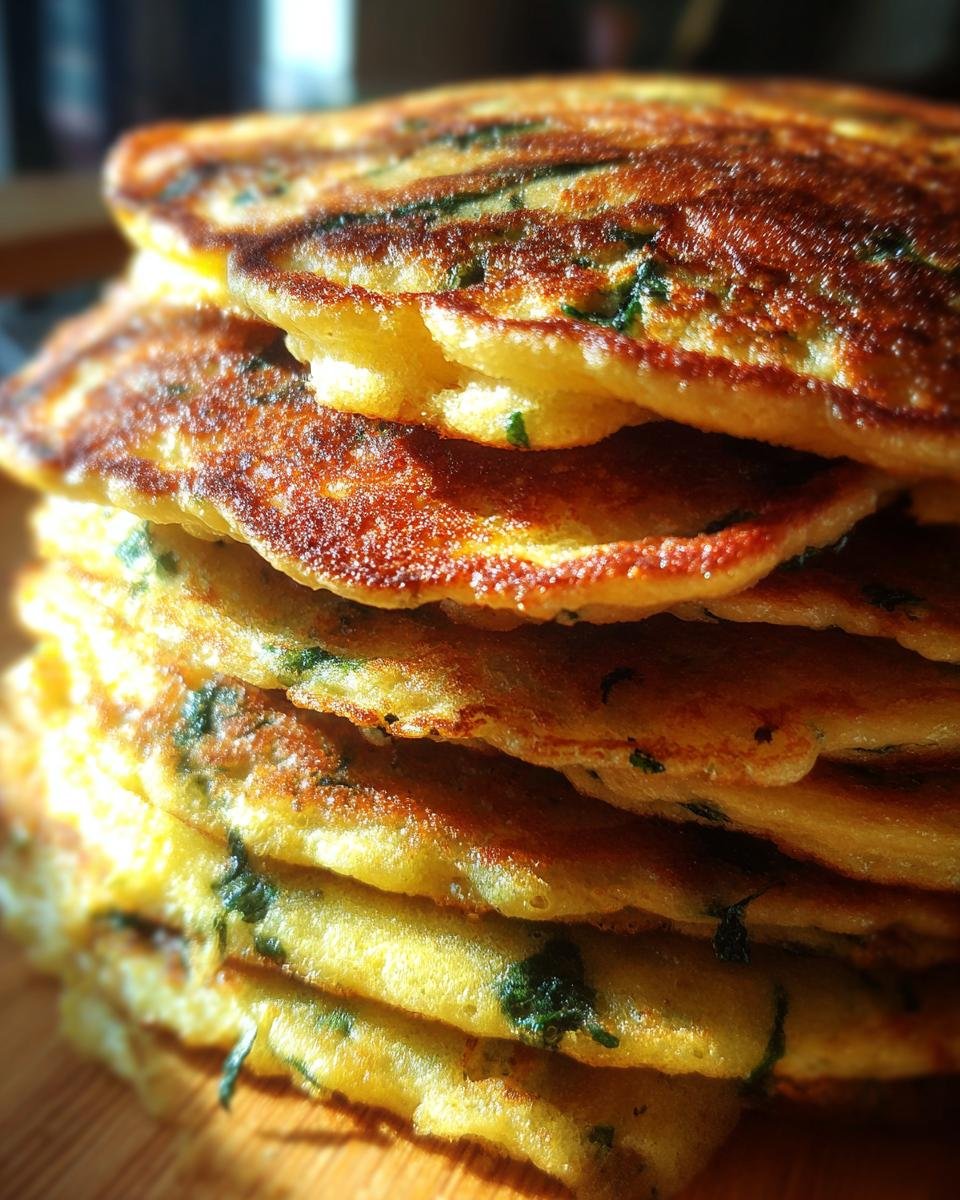 Spinach Hotcakes - detail 3