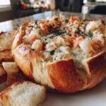 Stuffed Seafood Bread Bowl