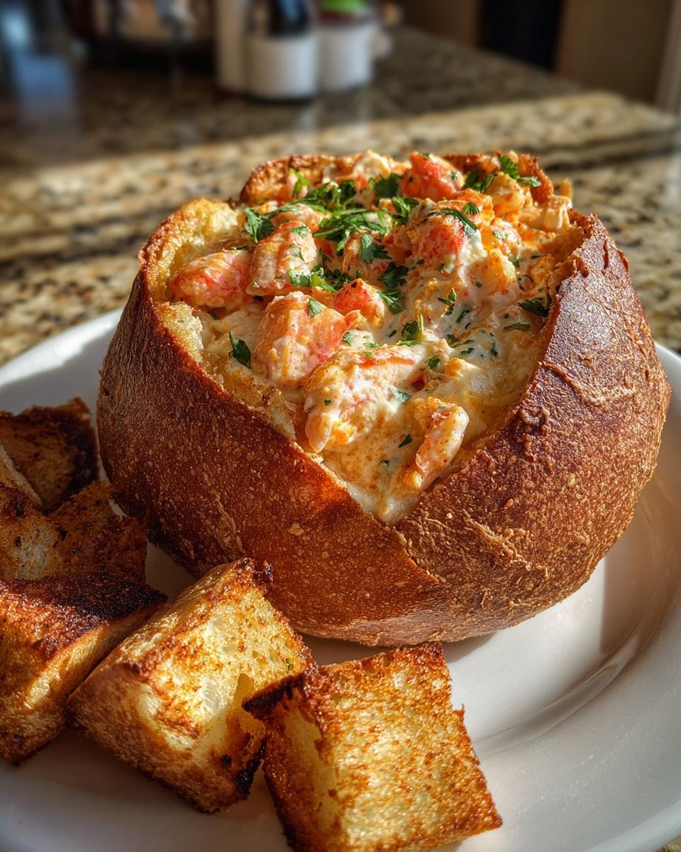 Stuffed Seafood Bread Bowl - detail 2