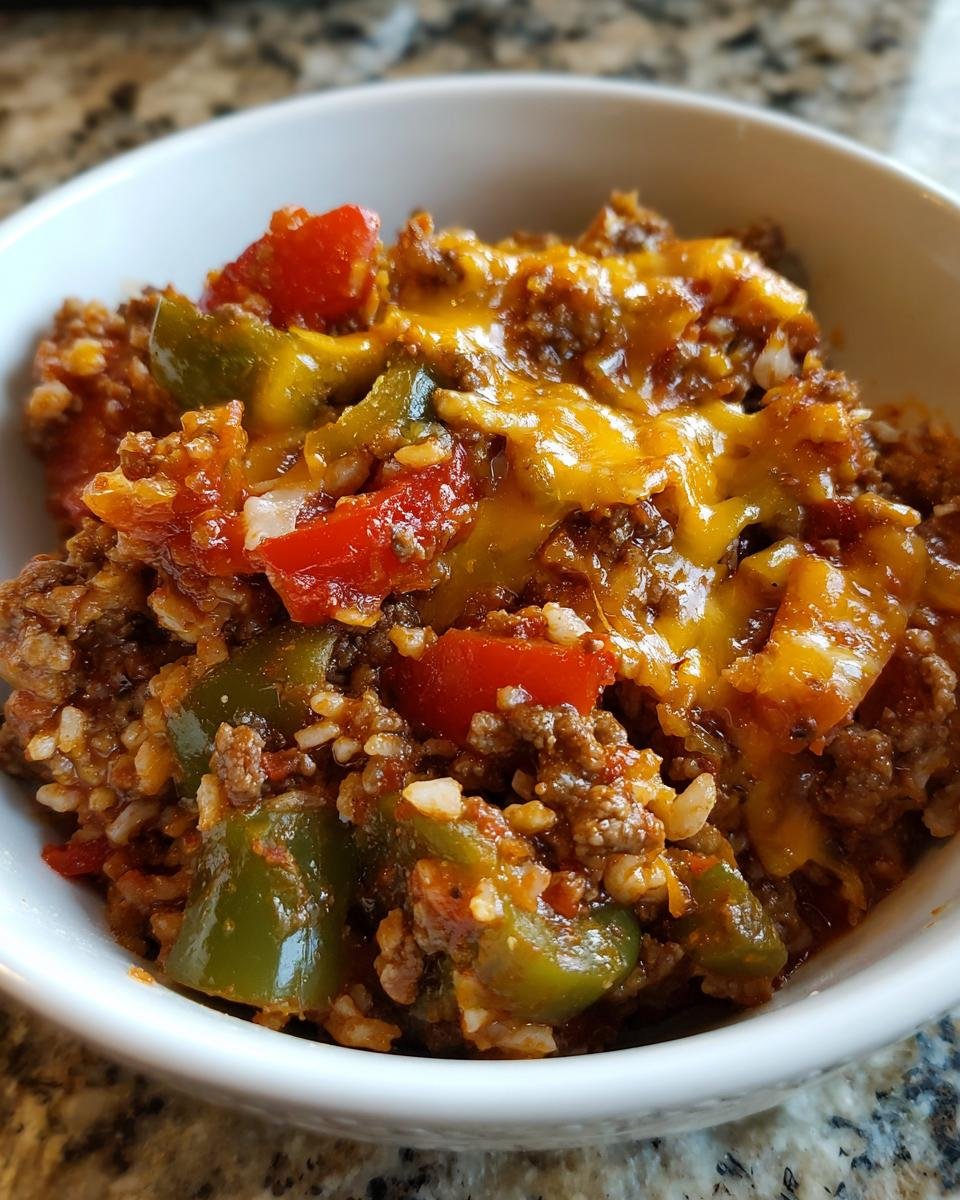 Unstuffed Pepper Skillet - detail 1